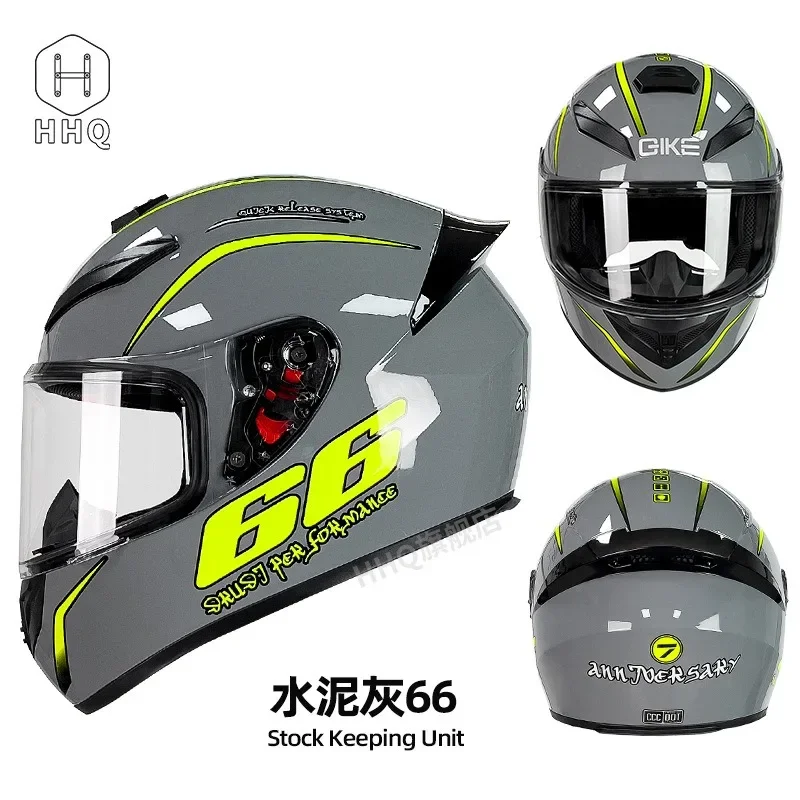 Full Face Motorcycle Helmet With Bluetooth - Bluetooth integraal motorhelm – anticondens, volledige