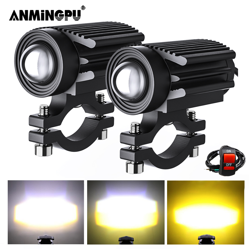Universal Motorcycle Led Headlight Projector - Motorfiets Led Licht Motorfiets Accessoires Mistspots