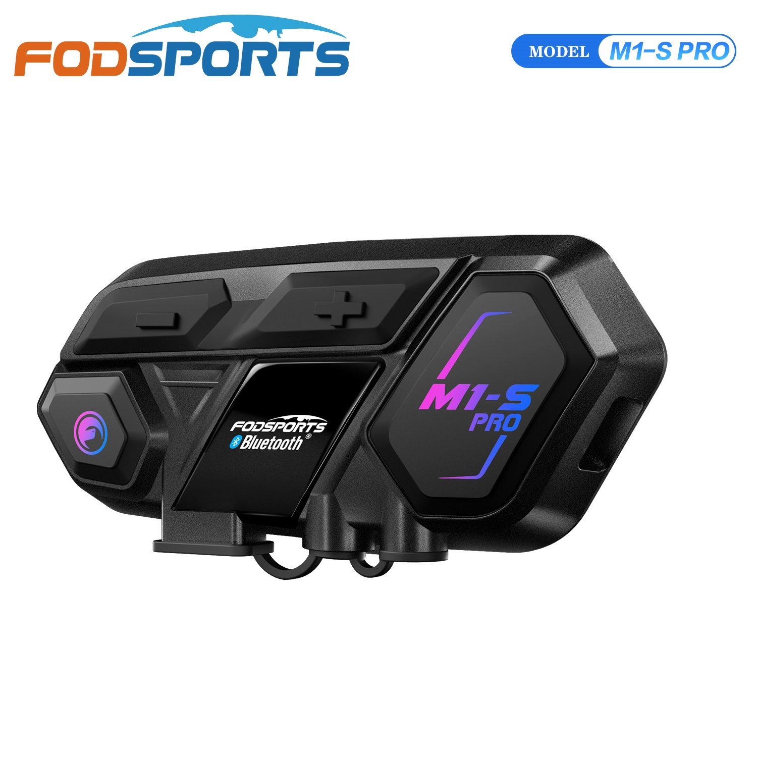 Universal Motorcycle Helmet Intercom Headset - Fodsports M1-S Pro Motorfiets Bluetooth Intercom,