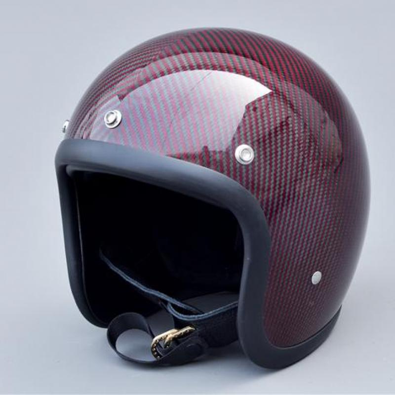 Carbon Fiber Lightweight Motorcycle Helmet - Hoge Sterkte Lichtgewicht Koolstofvezel Klassieke Vintage