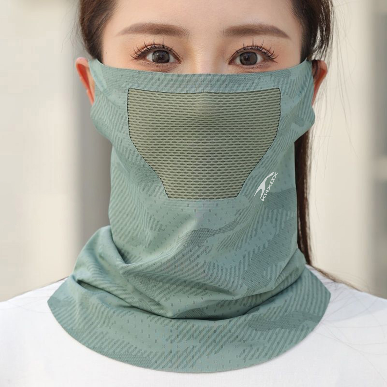 Riding Gear - Ademend gezichtsmasker voor buitenfietsen, bescherming tegen