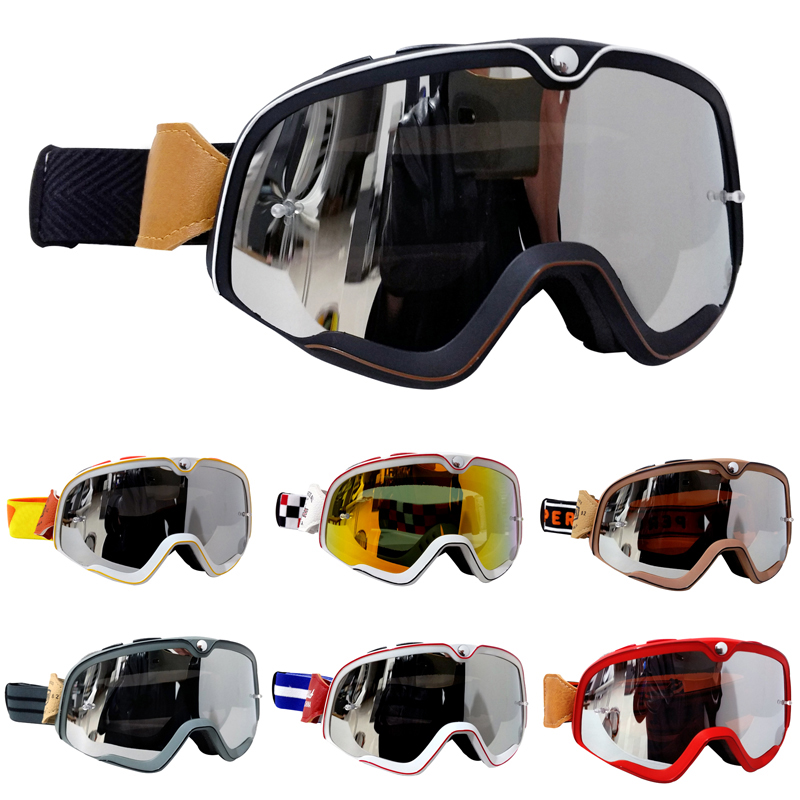 Off Road Motocross Helmet Goggles Set - Retro motorcrossbril MX off-road crossmotor motorhelmen