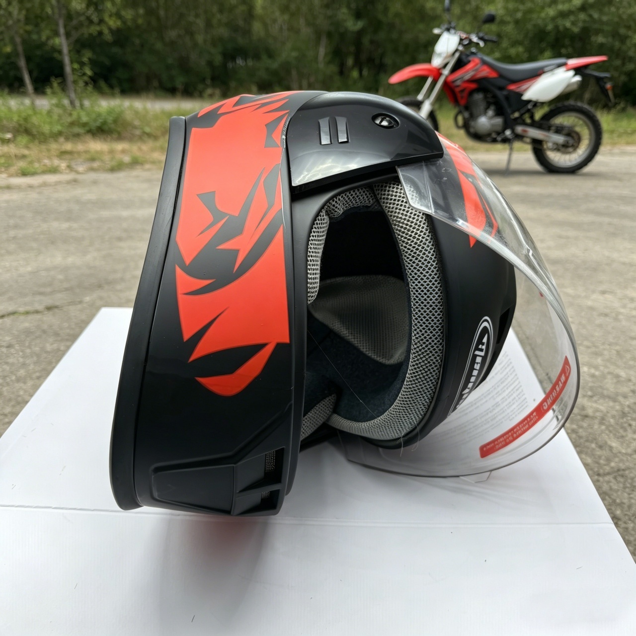 Volledige gezichtsmotorhelm me - Dual Visor Motorcycle Racing Helmet recensie en prijs