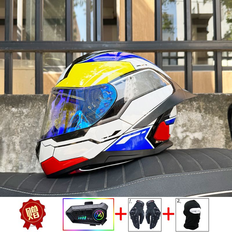 ORZ motorfiets Bluetooth-helm  - Full Face Motorcycle Helmet With Bluetooth recensie en prijs