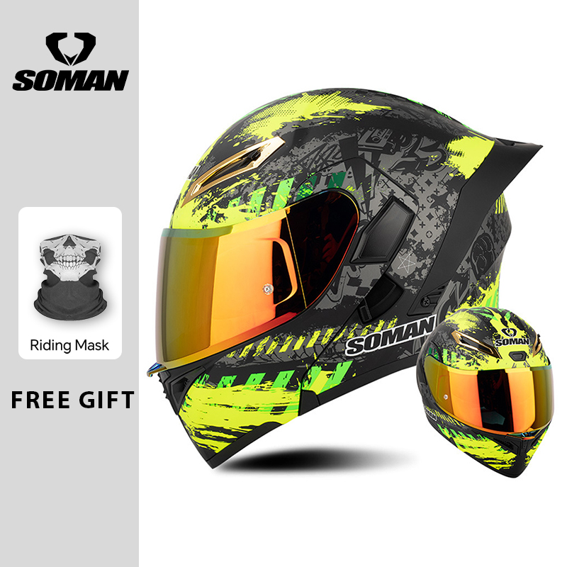 Heren Motorhelm DOT Goedgekeur - Modular Flip Up Motorcycle Helmet Dot Approved recensie en prijs
