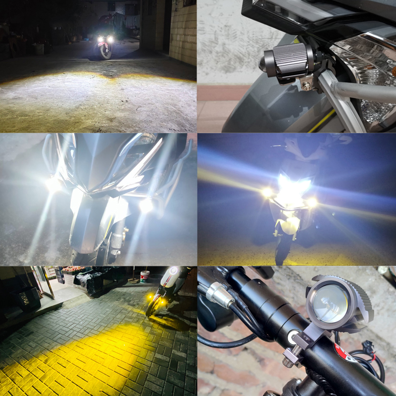 Motorfiets Led Licht Motorfiet - Universal Motorcycle Led Headlight Projector recensie en prijs