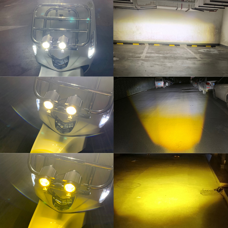 Motorfiets Led Licht Motorfiet - Universal Motorcycle Led Headlight Projector recensie en prijs