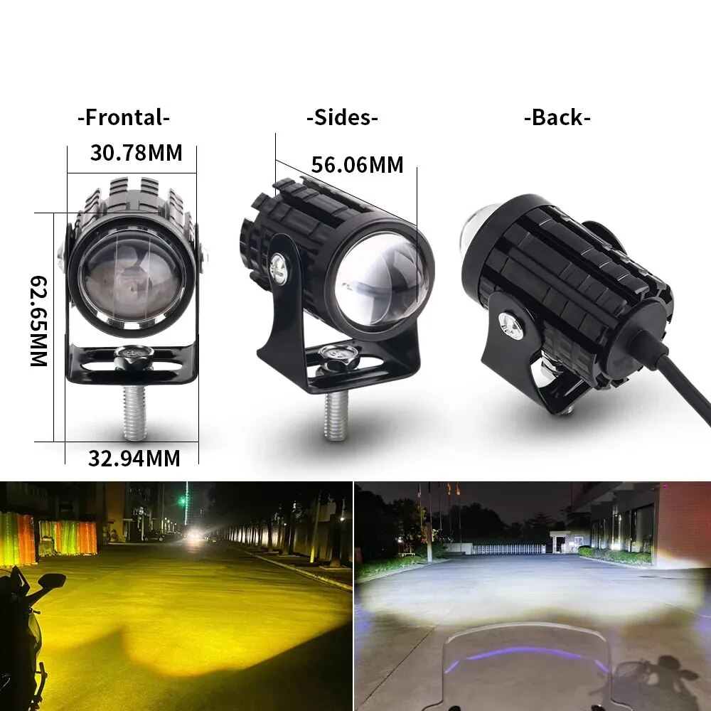 1/2 STUKS Universele Motorfiet - Universal Motorcycle Led Headlight Projector recensie en prijs