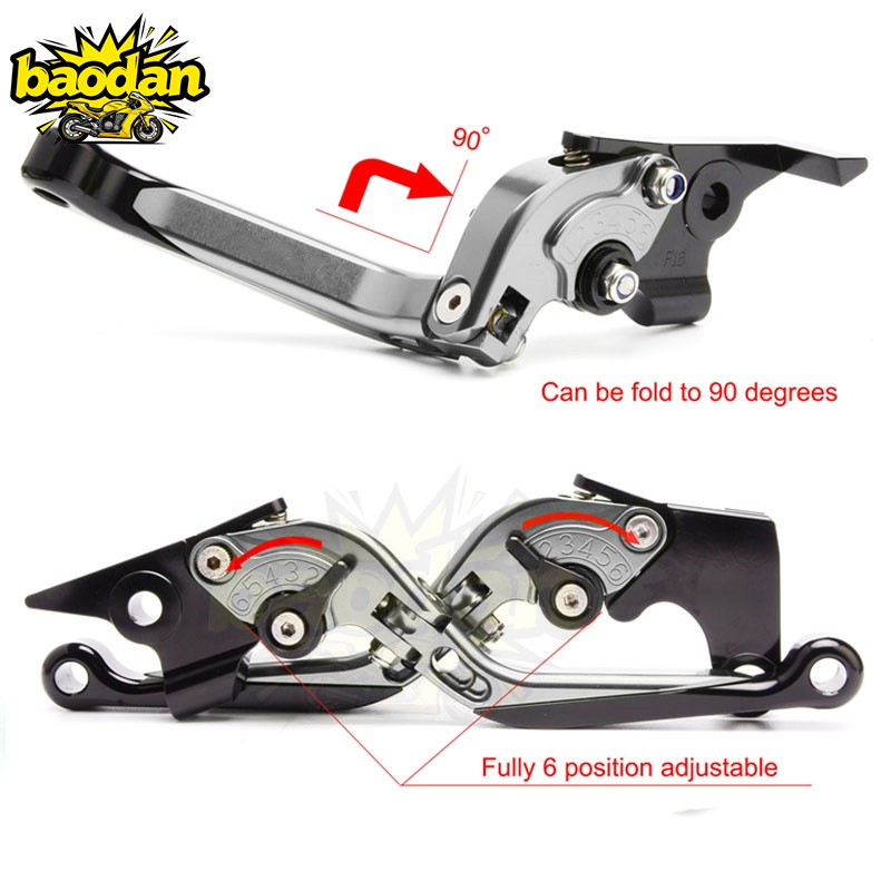 Motorfietsaccessoires Verstelb - Cnc Aluminum Adjustable Brake Clutch Levers recensie en prijs