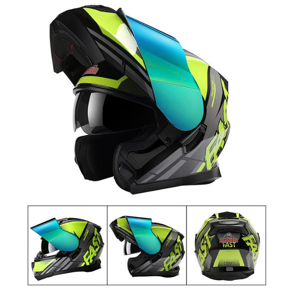 Volledige Gezicht ADV Motorfie - Dual Visor Motorcycle Racing Helmet recensie en prijs