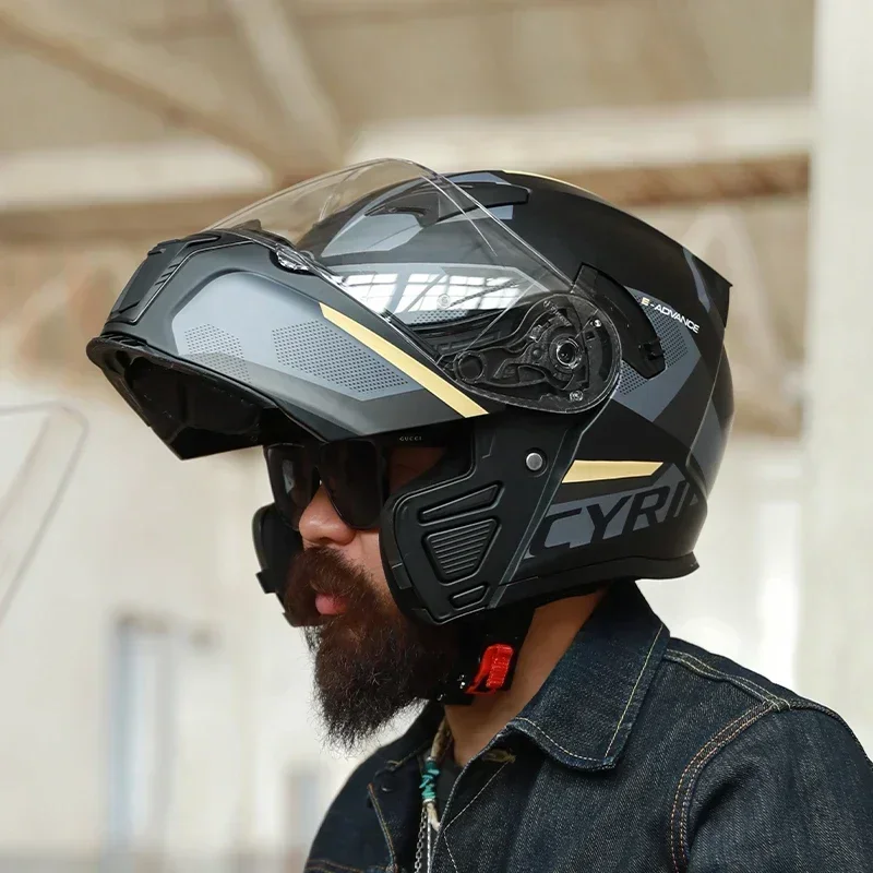 Modulaire opklapbare integraal - Modular Flip Up Motorcycle Helmet Dot Approved recensie en prijs