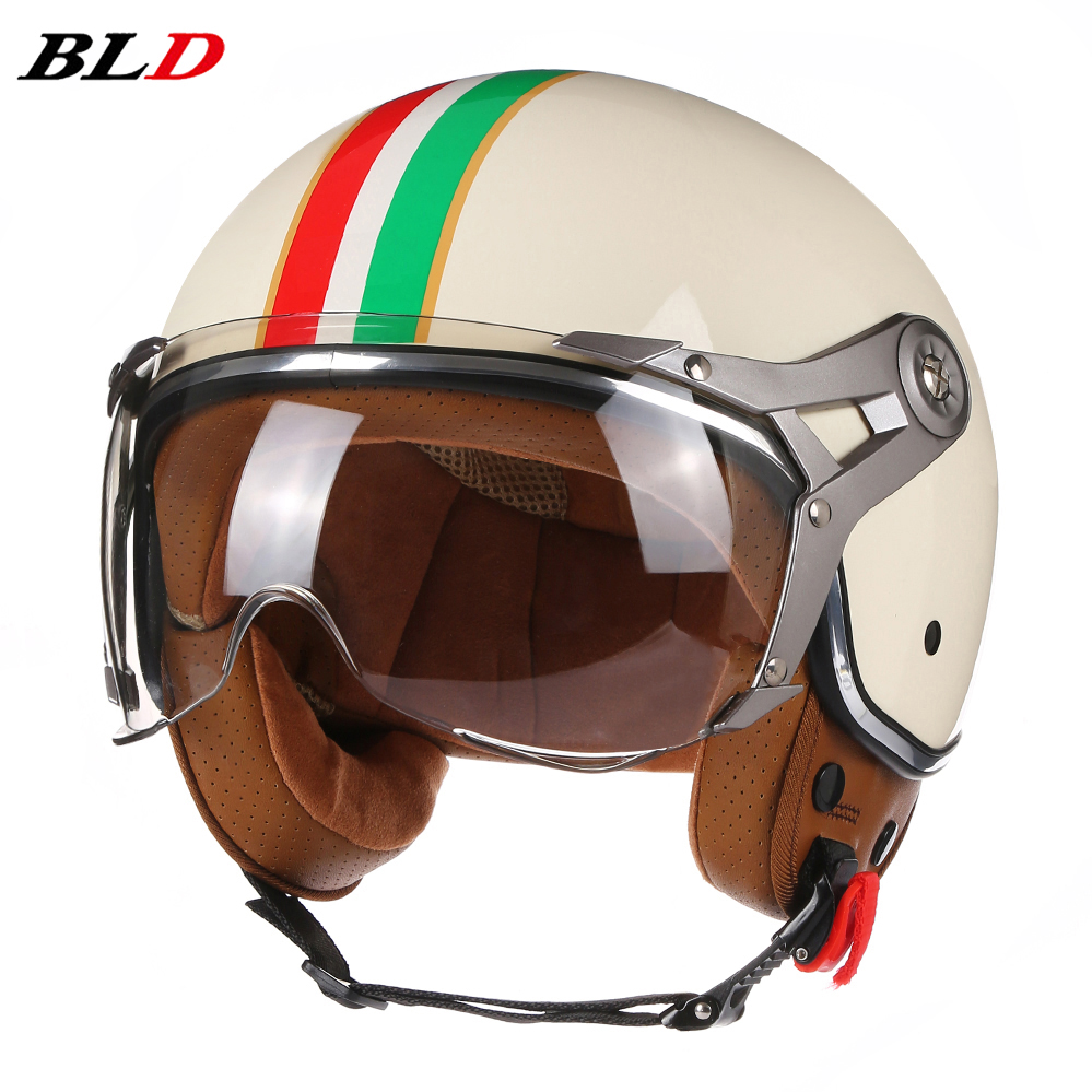 Vintage TT&COCASCOS Motorhelm  - Vintage Open Face Retro Helmet recensie en prijs