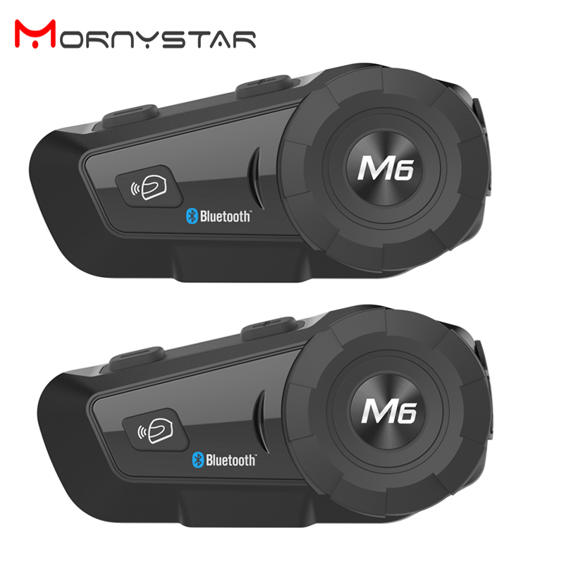 2 STKS MONYSTAR M6 Plus 1000 m - Universal Motorcycle Helmet Intercom Headset recensie en prijs
