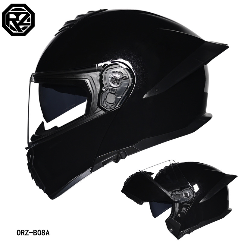 ORZ Motorhelm Dubbel vizier Mo - Modular Flip Up Motorcycle Helmet Dot Approved recensie en prijs