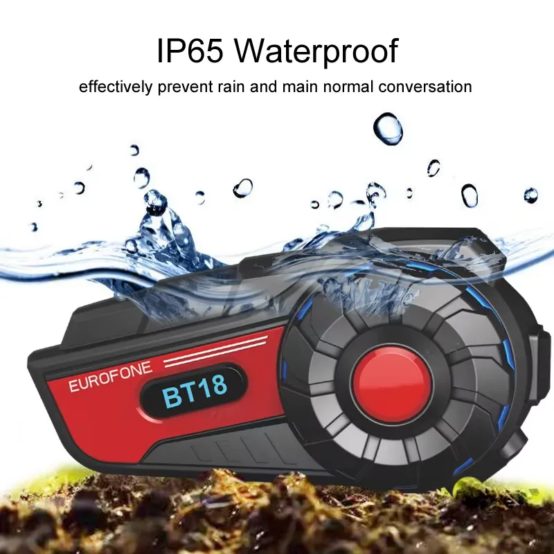 BT18 Motorhelm Intercom IP67 W - Motorcycle Helmets recensie en prijs