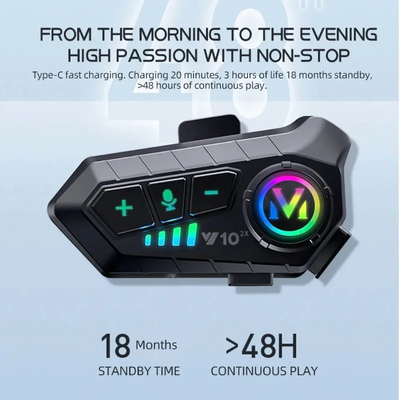 Y10 2x Bluetooth Motorhelm Int - Universal Motorcycle Helmet Intercom Headset recensie en prijs