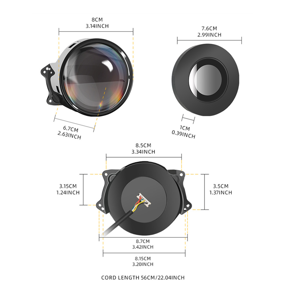 2 STUKS Afstandsbediening LED  - Universal Motorcycle Led Headlight Projector recensie en prijs