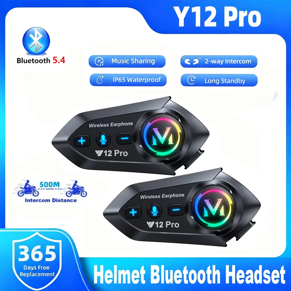 Y12 Pro Motorhelm Bluetooth In - Full Face Motorcycle Helmet With Bluetooth recensie en prijs