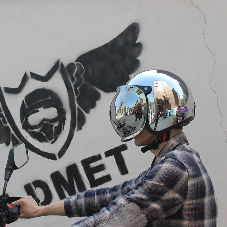 Open Gezicht Motorhelm Vintage - Vintage Open Face Retro Helmet recensie en prijs