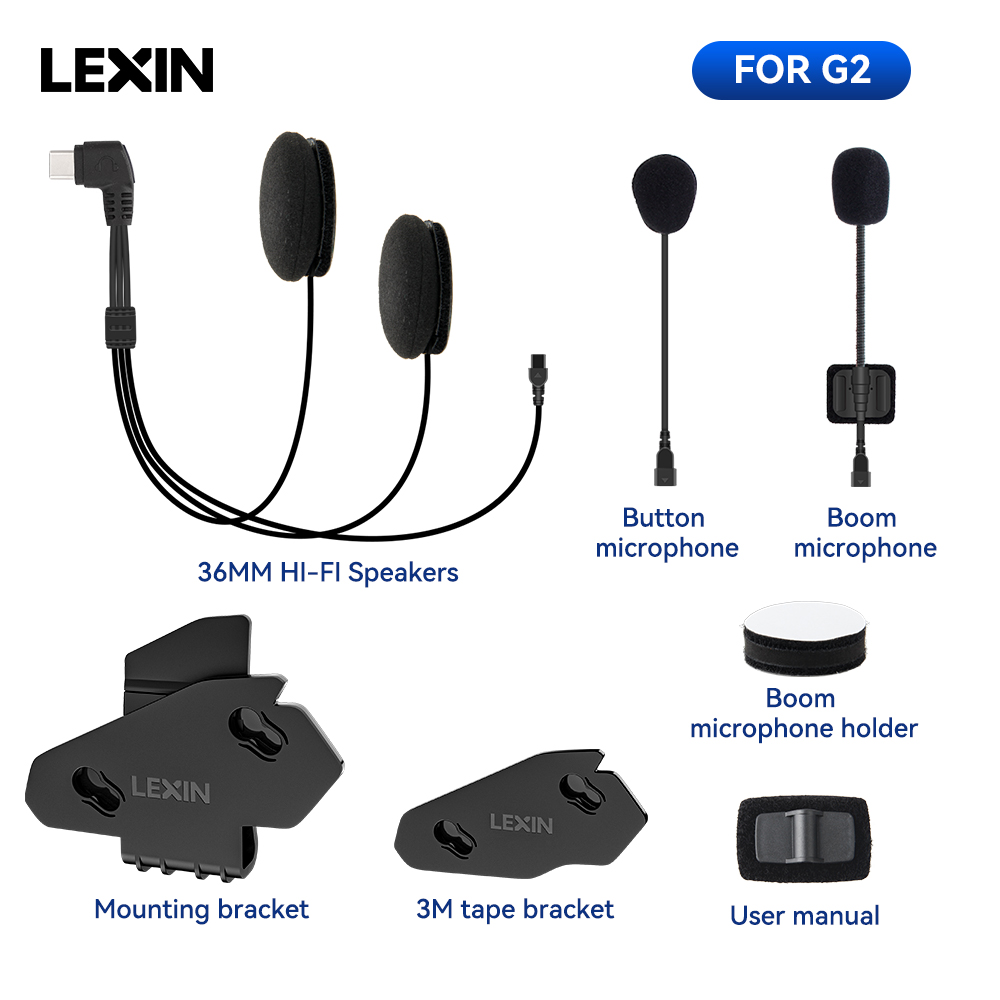 LEXIN-G2 motorfiets intercom h - Universal Motorcycle Helmet Intercom Headset recensie en prijs