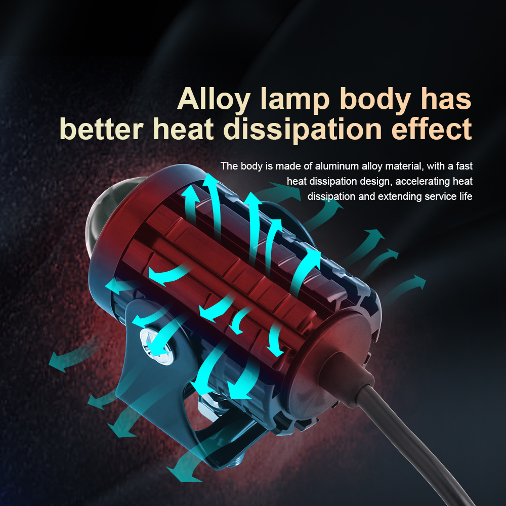 2 Stuks Universele Motorfiets  - Universal Motorcycle Led Headlight Projector recensie en prijs