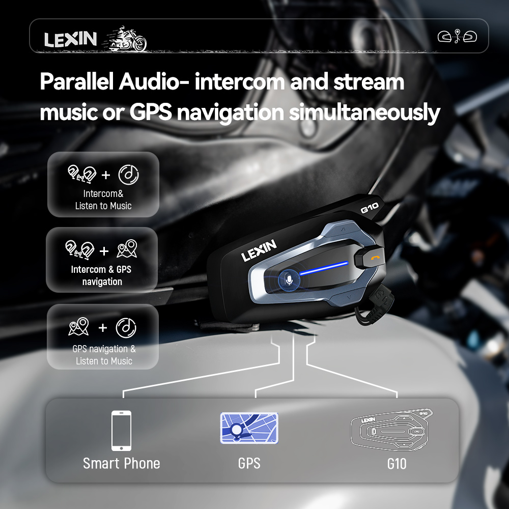 NEW-LEXIN G10 Motorhelm Interc - Universal Motorcycle Helmet Intercom Headset recensie en prijs
