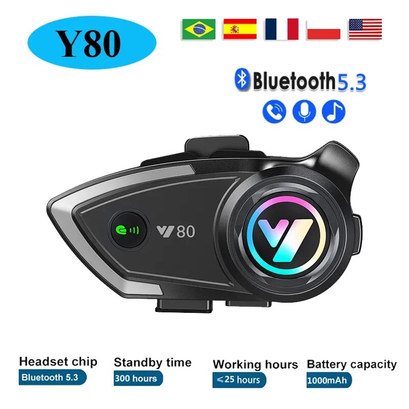Y80 Motorhelm Bluetooth Headse - Full Face Motorcycle Helmet With Bluetooth recensie en prijs
